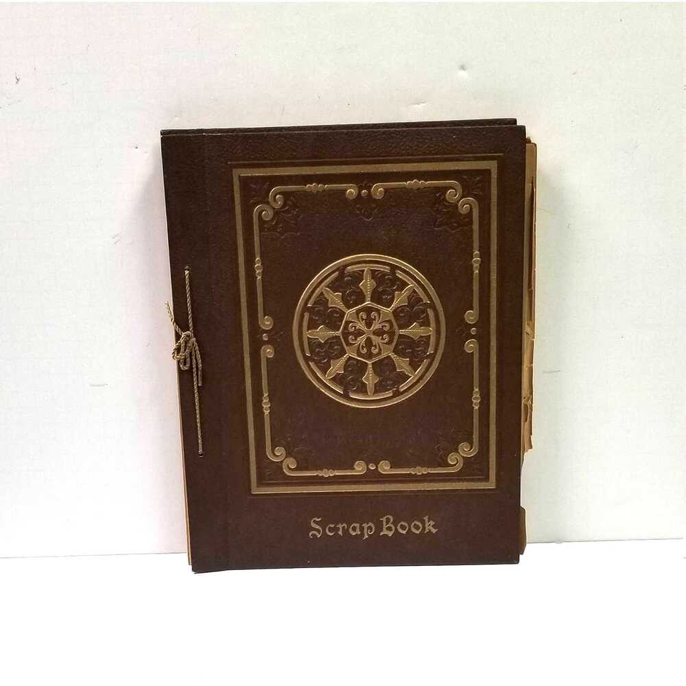 Vintage 1940s Recipe Scrapbook Album Newspaper Clippings Magazine Food Ephemera